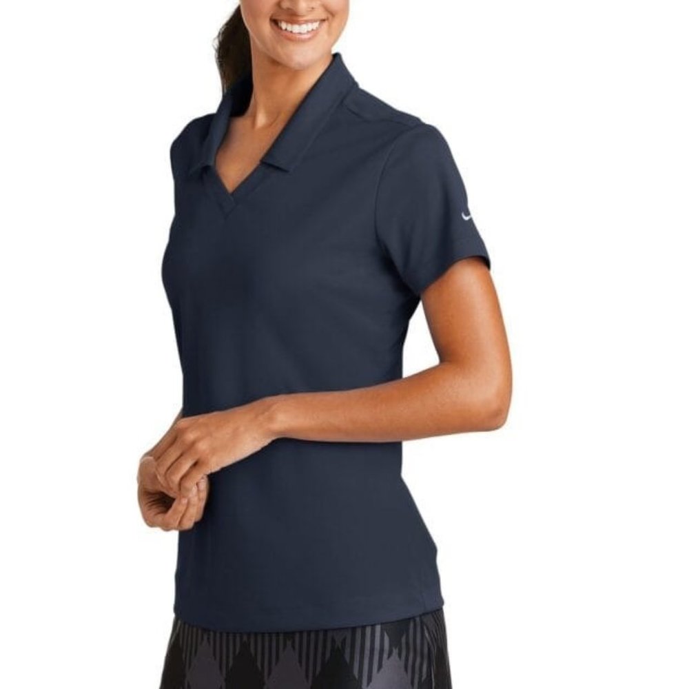 Nike 354067 Ladies Dri-Fit Micro Pique Polo Color Anthracite Size XL (New).
